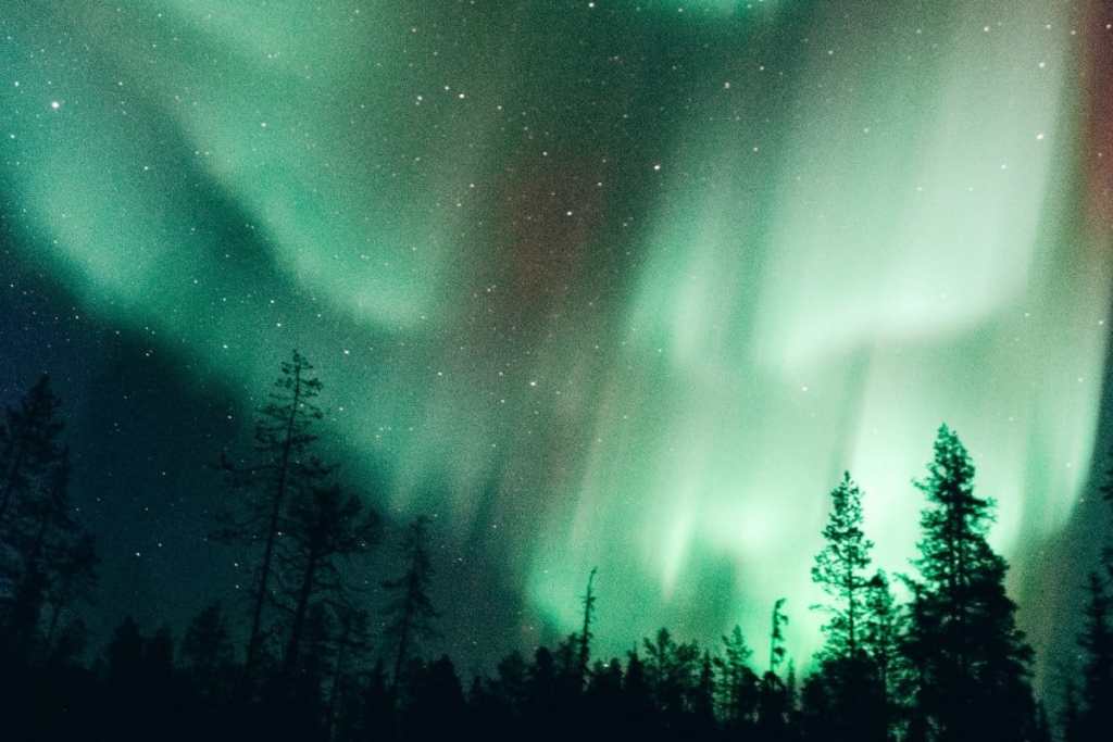 Northern Lights in Lapland, Finland