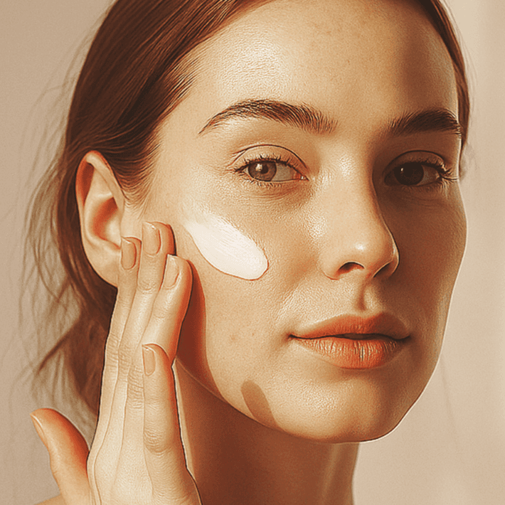 Woman beauty cosmetics