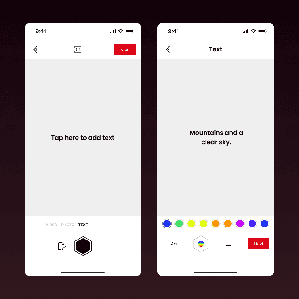 Avatus App Interface