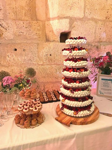 Fleur chocolat-noisette sans lactose et sans gluten maison pastel patisserie Cognac