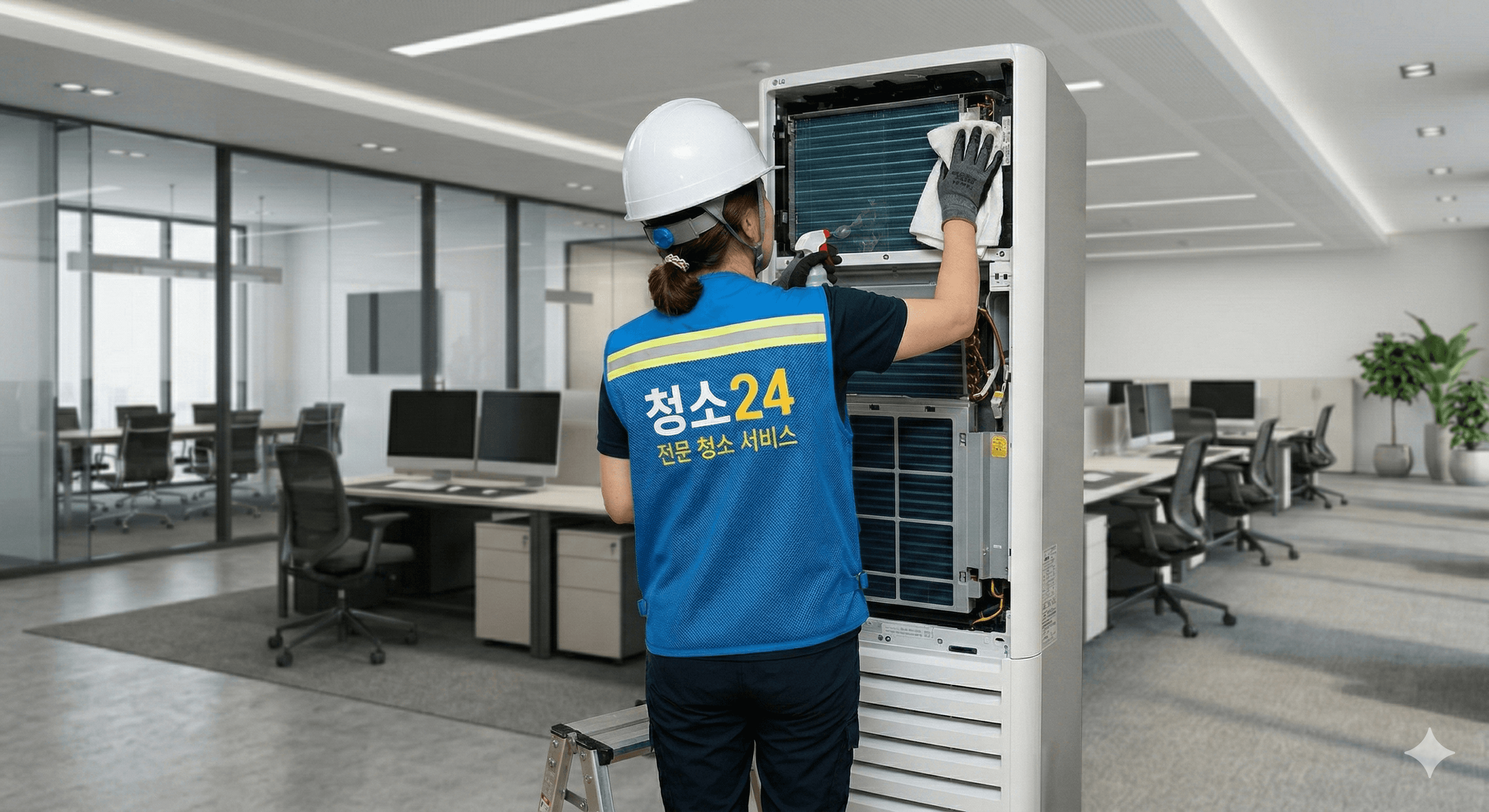  [청소24] 얼리버드 이벤트! 에어컨 청소 최대 54% 할인,  성수기 전 지금이 기회 | 위생 관리, 오피스케어🫧