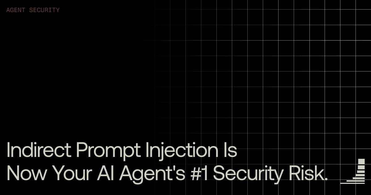 Waxell blog cover: Indirect Prompt Injection — The Trusted Document Problem