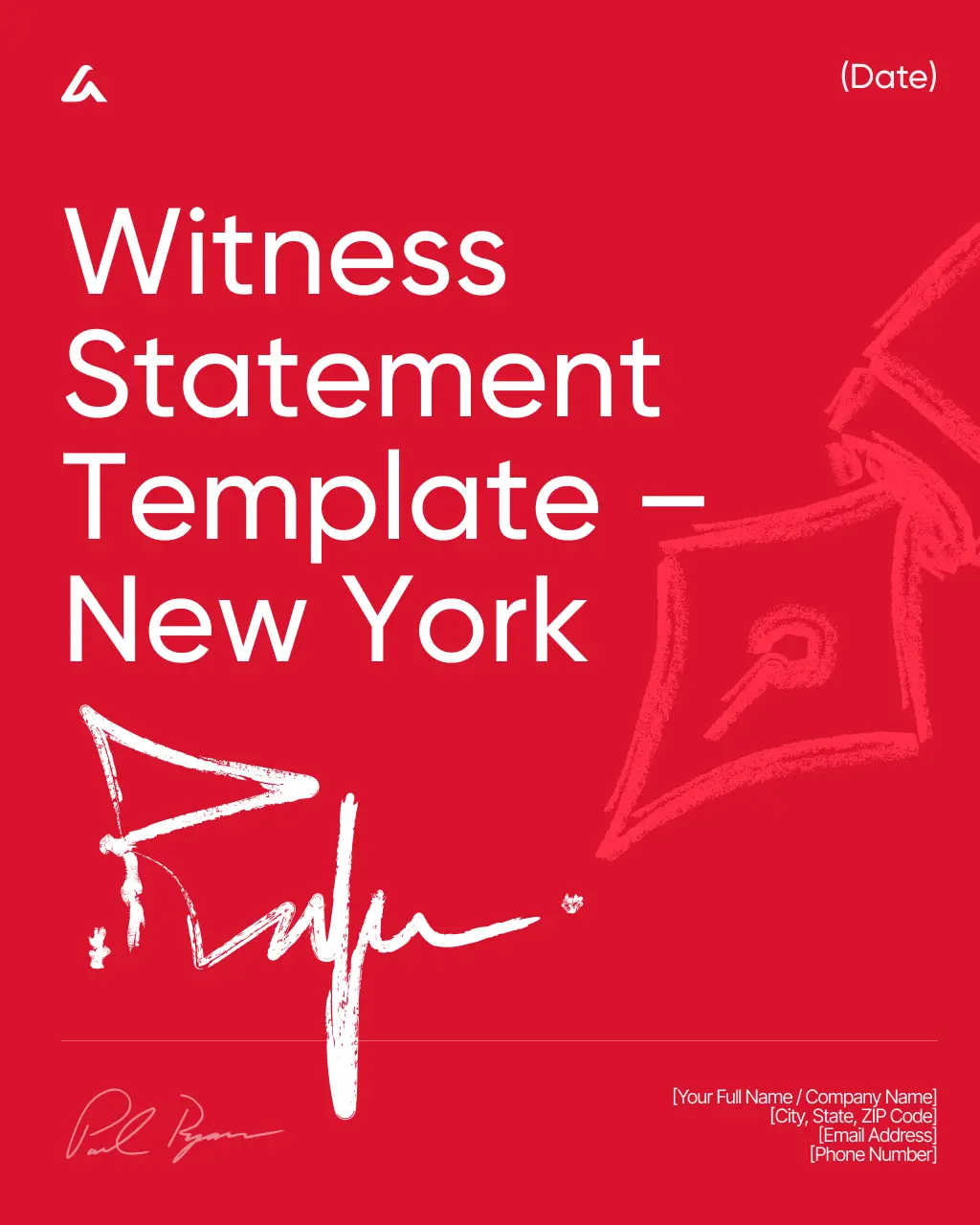 Witness Statement Template – New York