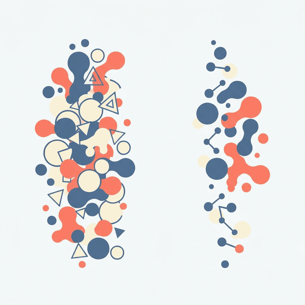 Abstract art for timing of Pre-visit surveys