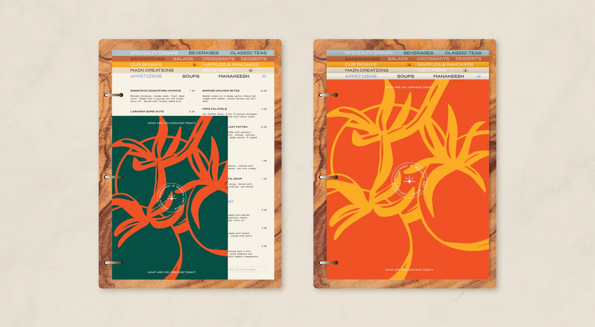 breakfast & brunch restaurant menu design design