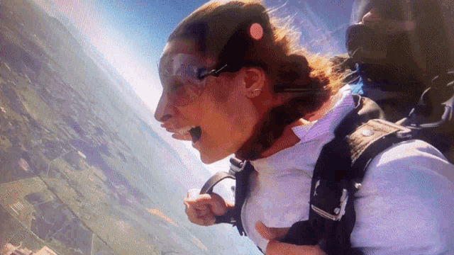 Exhilarating Skydive Jump