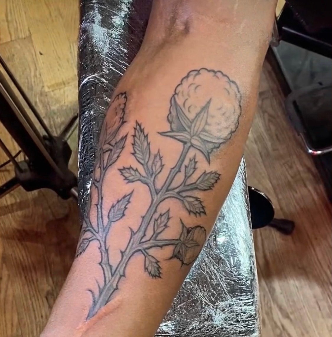 Cotton tattoo by Mario Ink Chicago