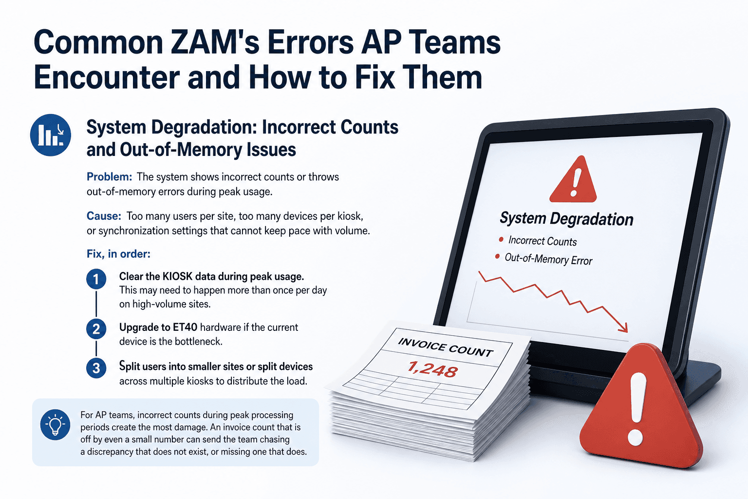 Illustration for Common ZAM's Errors AP Teams Encounter and How to Fix Them