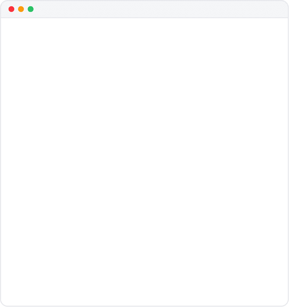 A white square displayed against a black background.