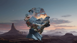 A colorful mosaic tunnel wall is shown.