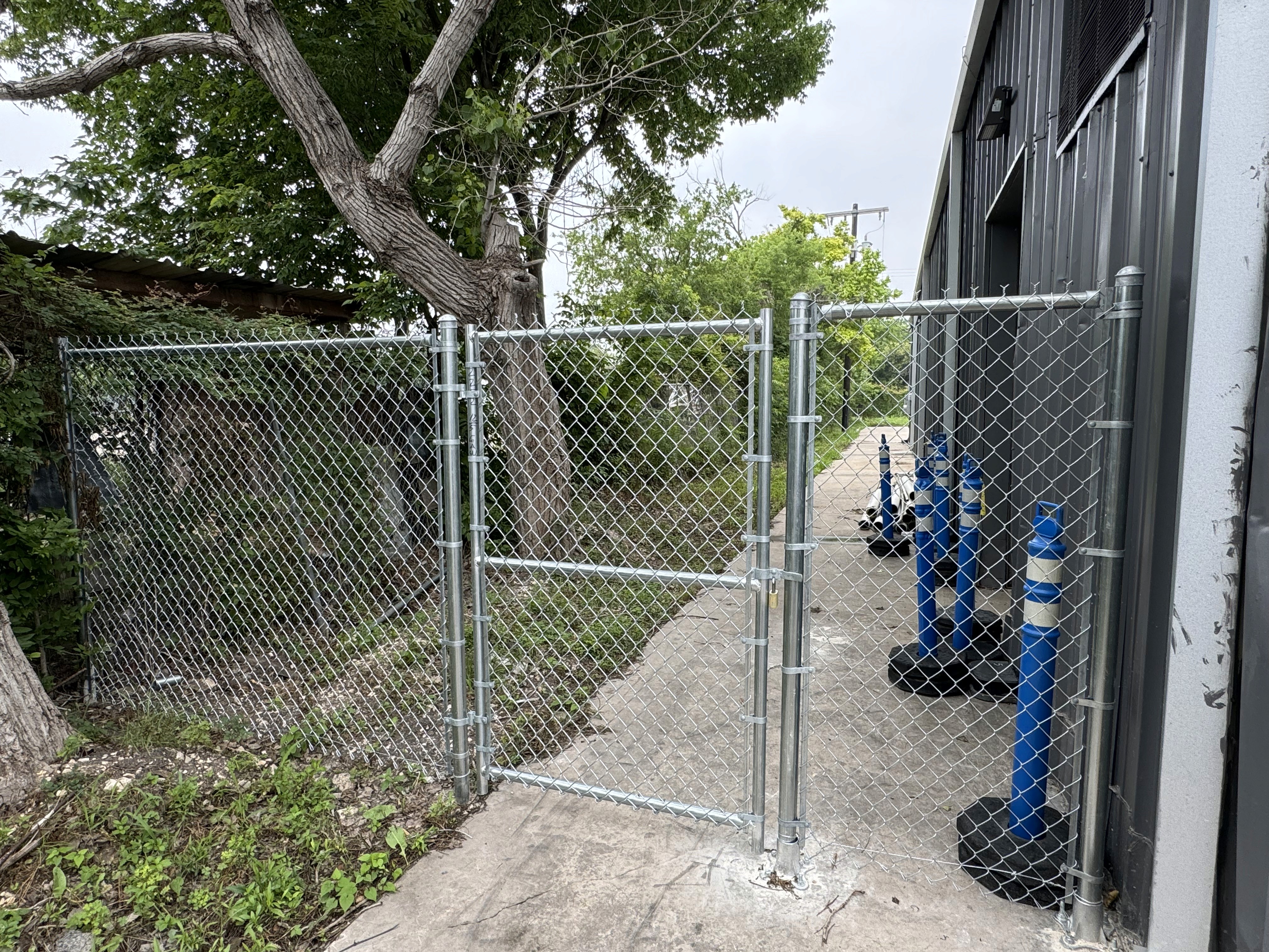 Chain link fencing project by CG Fence & Services LLC