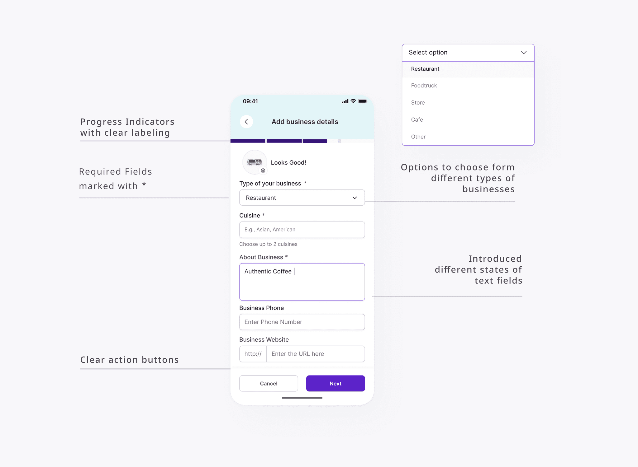 business onboarding preview