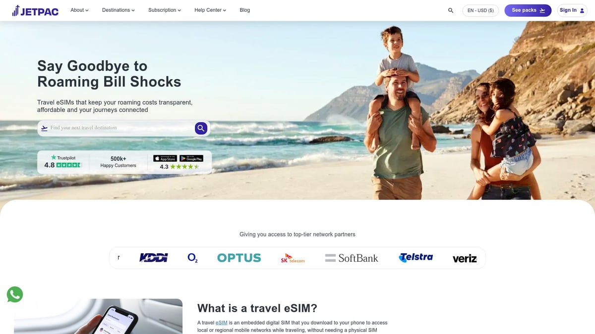 Top 7 Best eSIM in USA for 2026: Ultimate Comparison - Jetpac