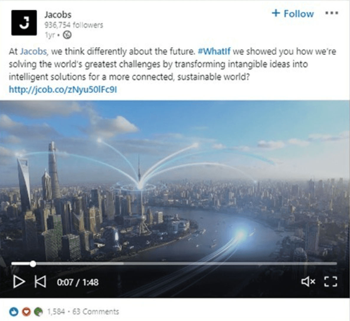 thought leader ads example