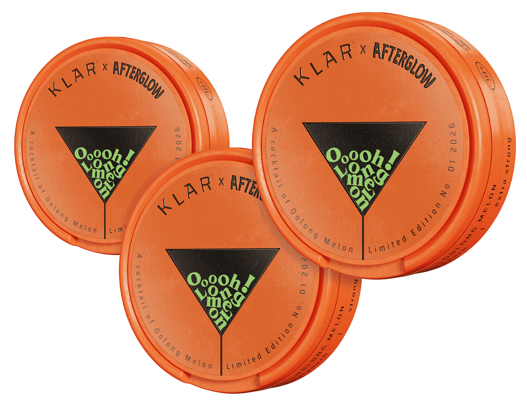 KLAR Bioceramic nicotine pouches in oolong melon flavour
