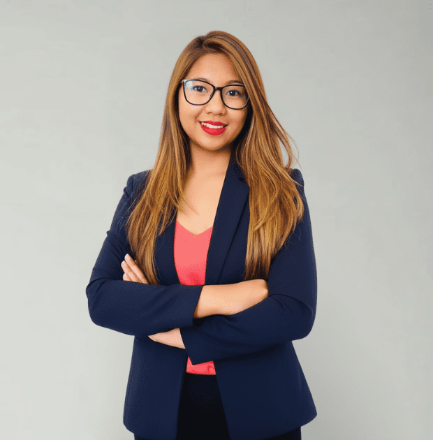 Portrait of portfolio creator – front view