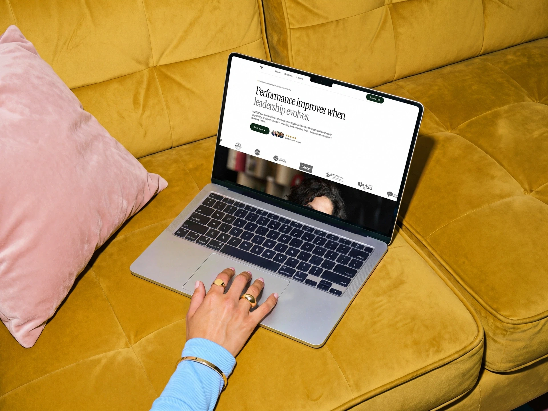 N2ITIV conversion-focused leadership coaching website designed to increase inbound inquiries