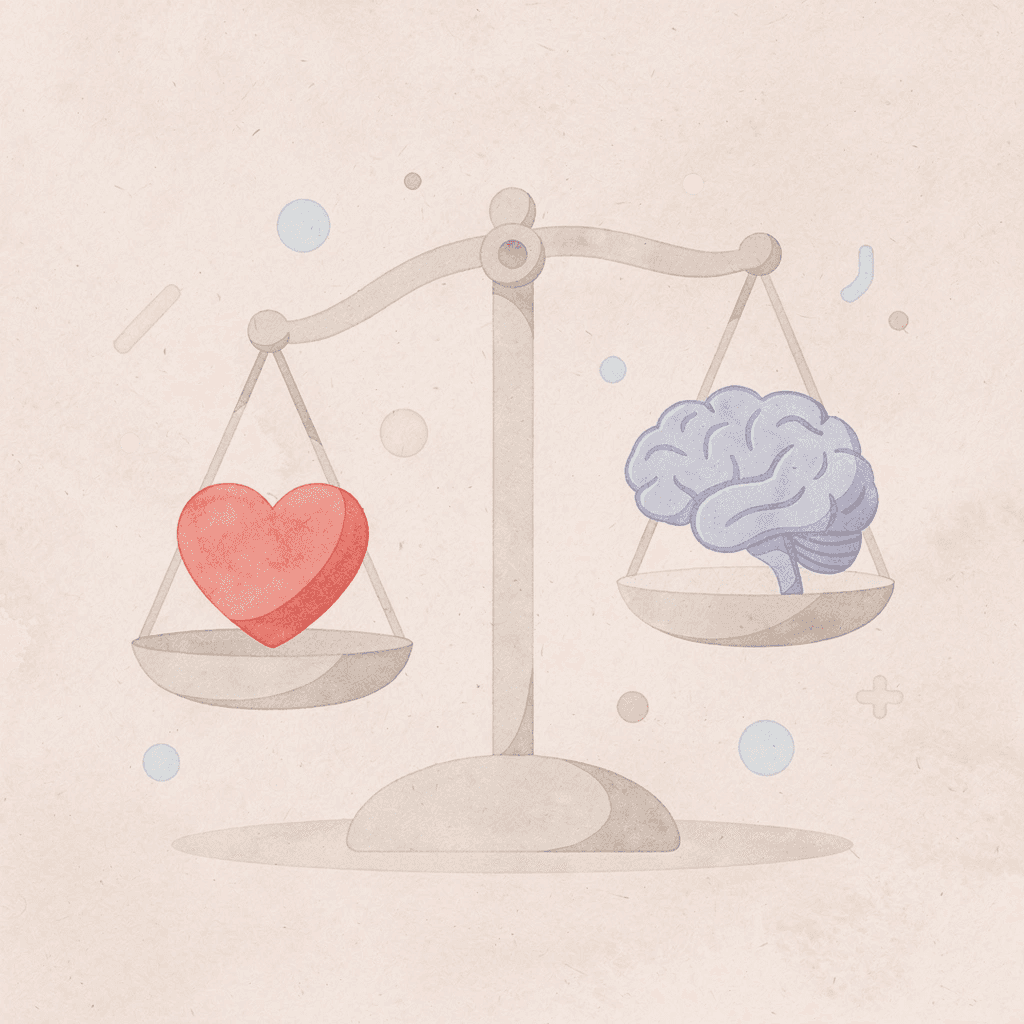 Balance scale icon showing ACT score as one factor among many