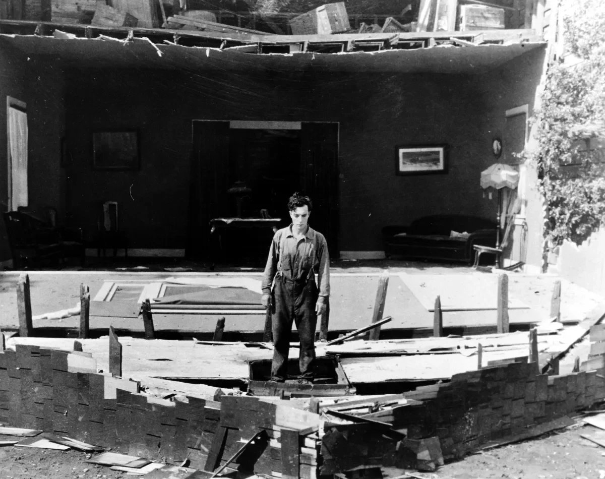 Buster Keaton House stunt Aftermath