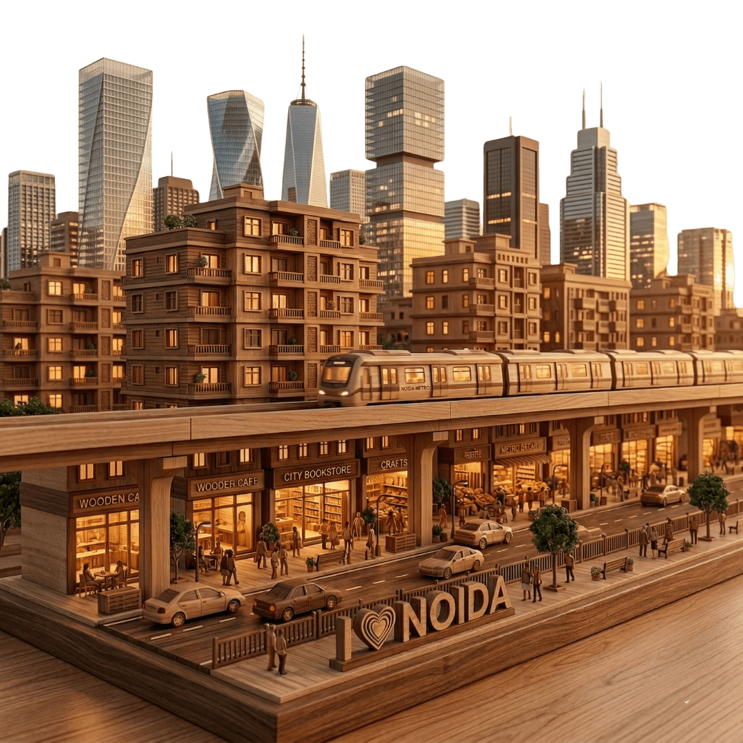 modern sculptural building with curved wooden exterior