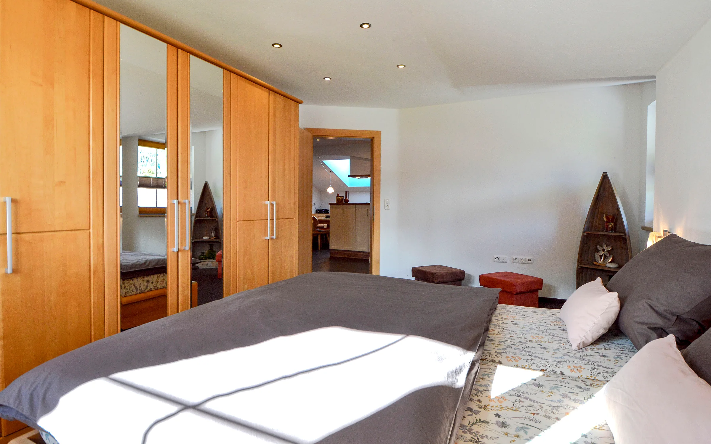 Separates Schlafzimmer der Ferienwohnung