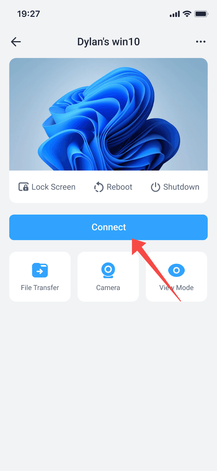 install DeskIn for your mobile device