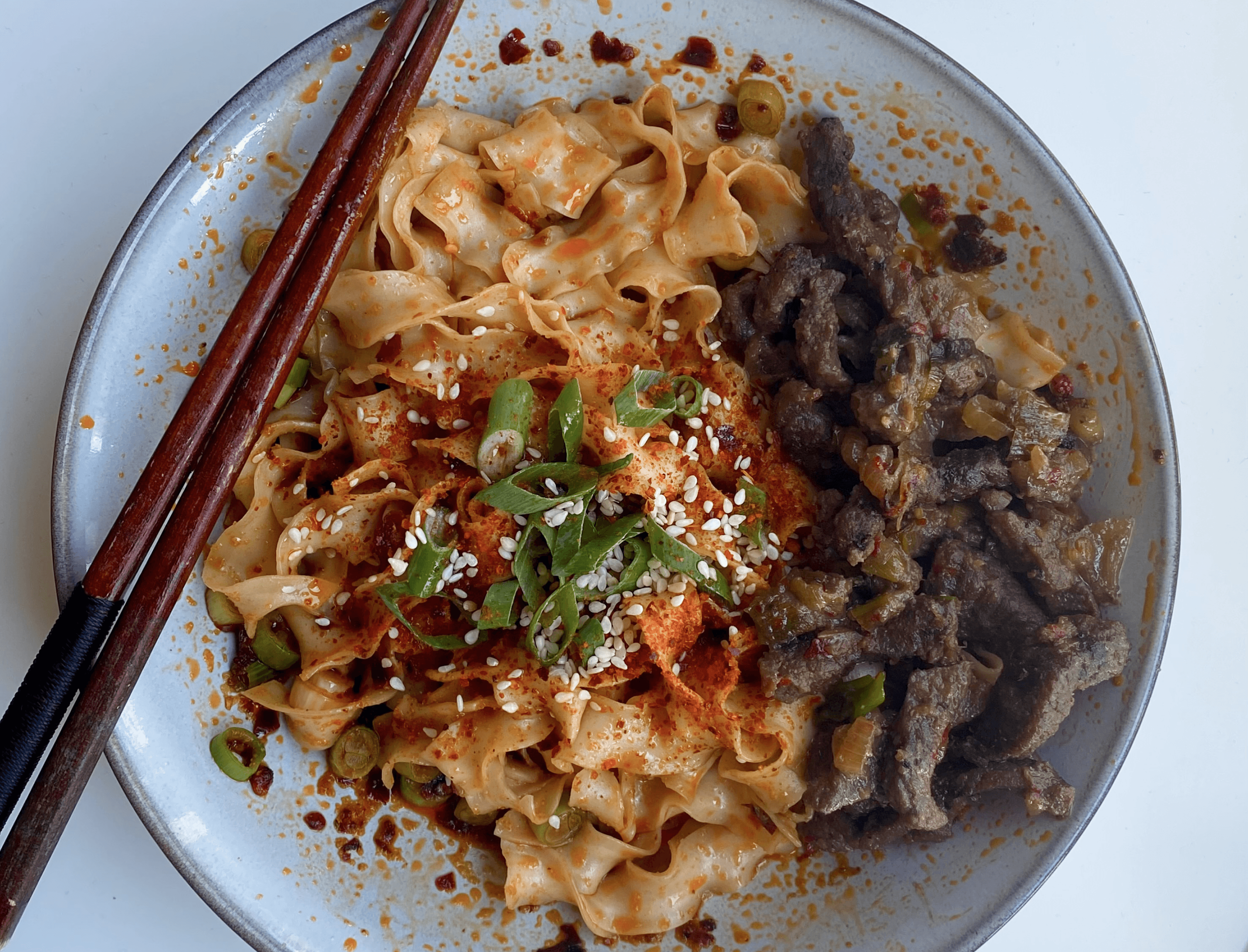 garlic chilli oil noodles