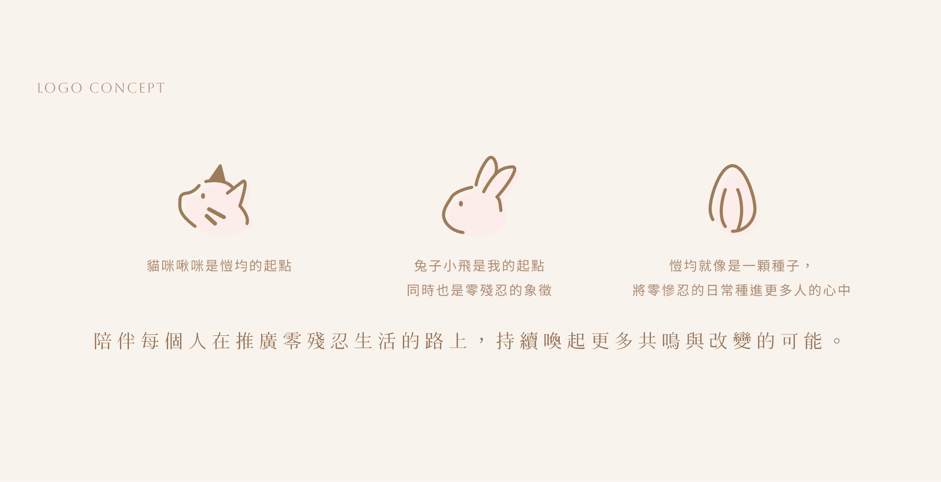 花栗愷 Logo設計理念