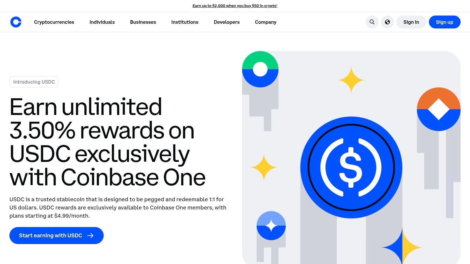 Coinbase USDC Rewards