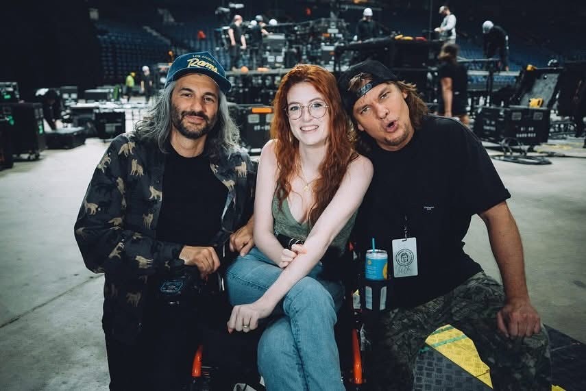 Backstage at Bridgestone Arena during Theo Von’s tour