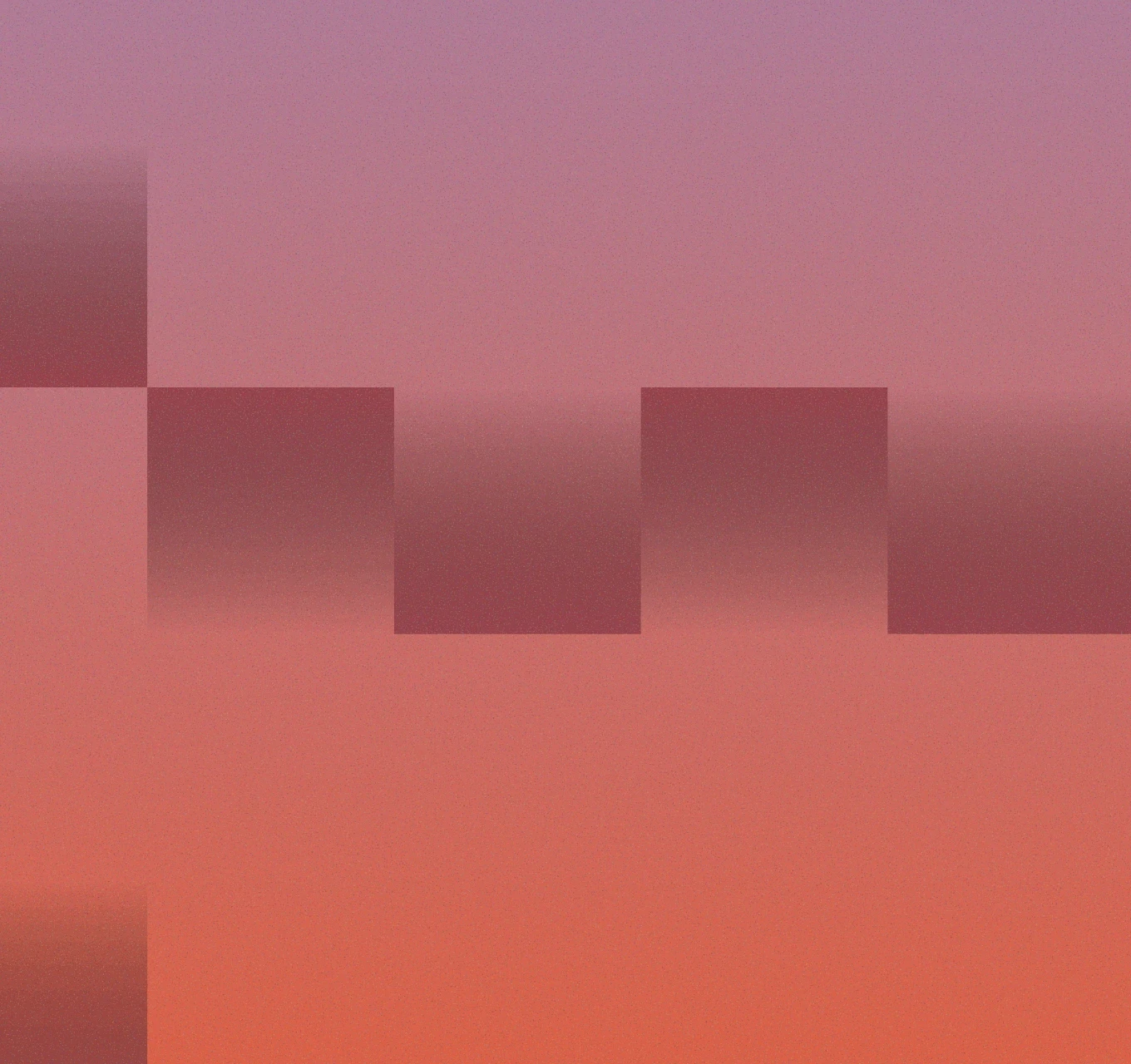 Pink background with squares for artwork list