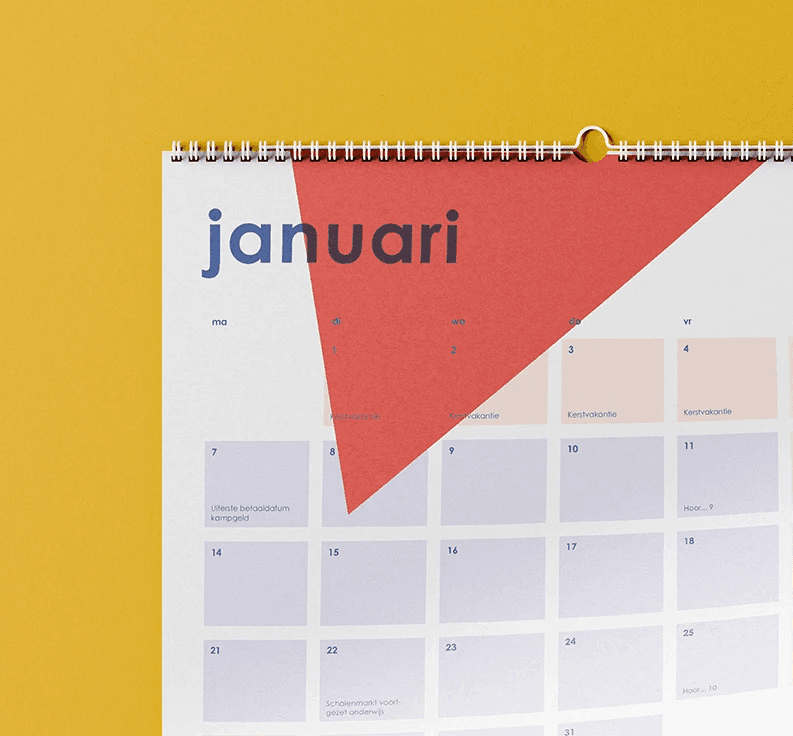 Grafisch ontwerp Christophoor schoolgids open