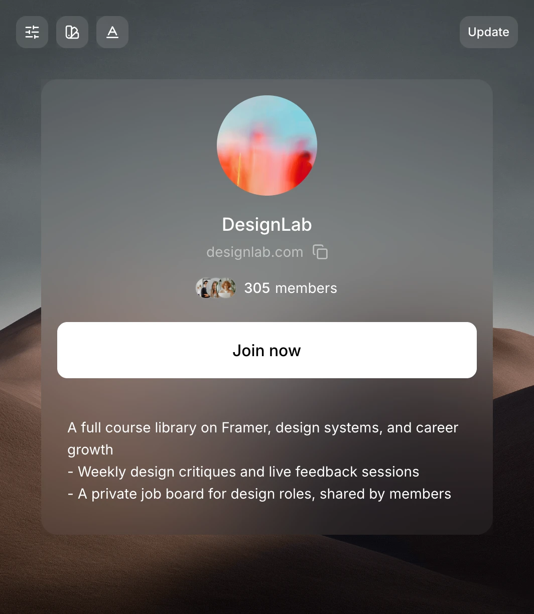 Feature section showing connected knowledge sources  with a chat UI answering a query about a client renewal.