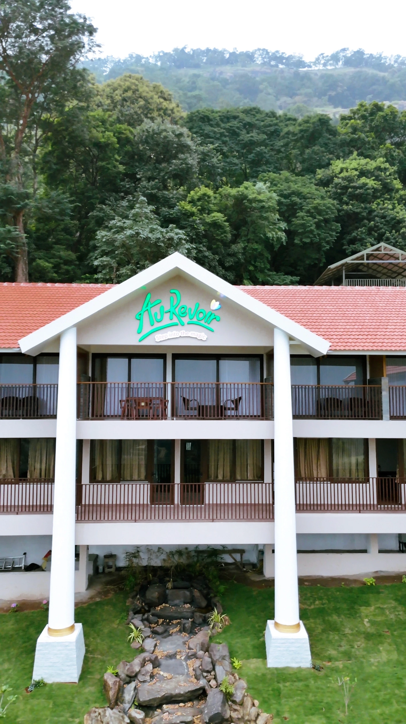 "Unwind in the exclusive indoor pool of our Premium Pool Villa at Au Revoir Wellness Resort – A perfect blend of luxury and serenity.