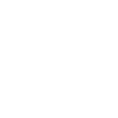 Bright red neon sign against dark blue background