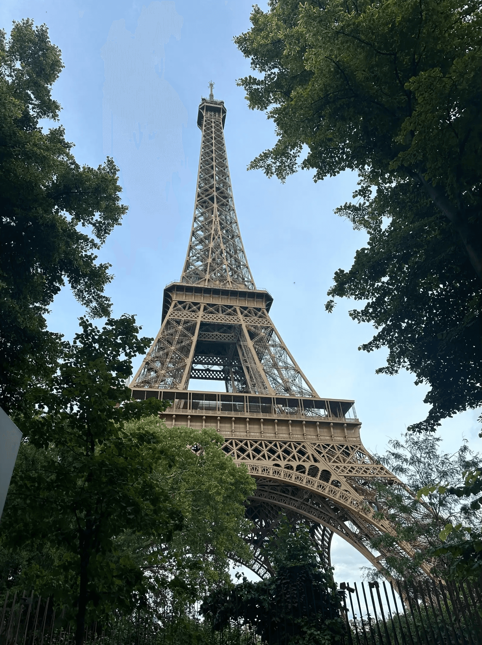Day 2: Eiffel Tower seen from the bottom