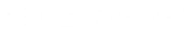 White interwoven logo on black background. Simple, minimalist design.