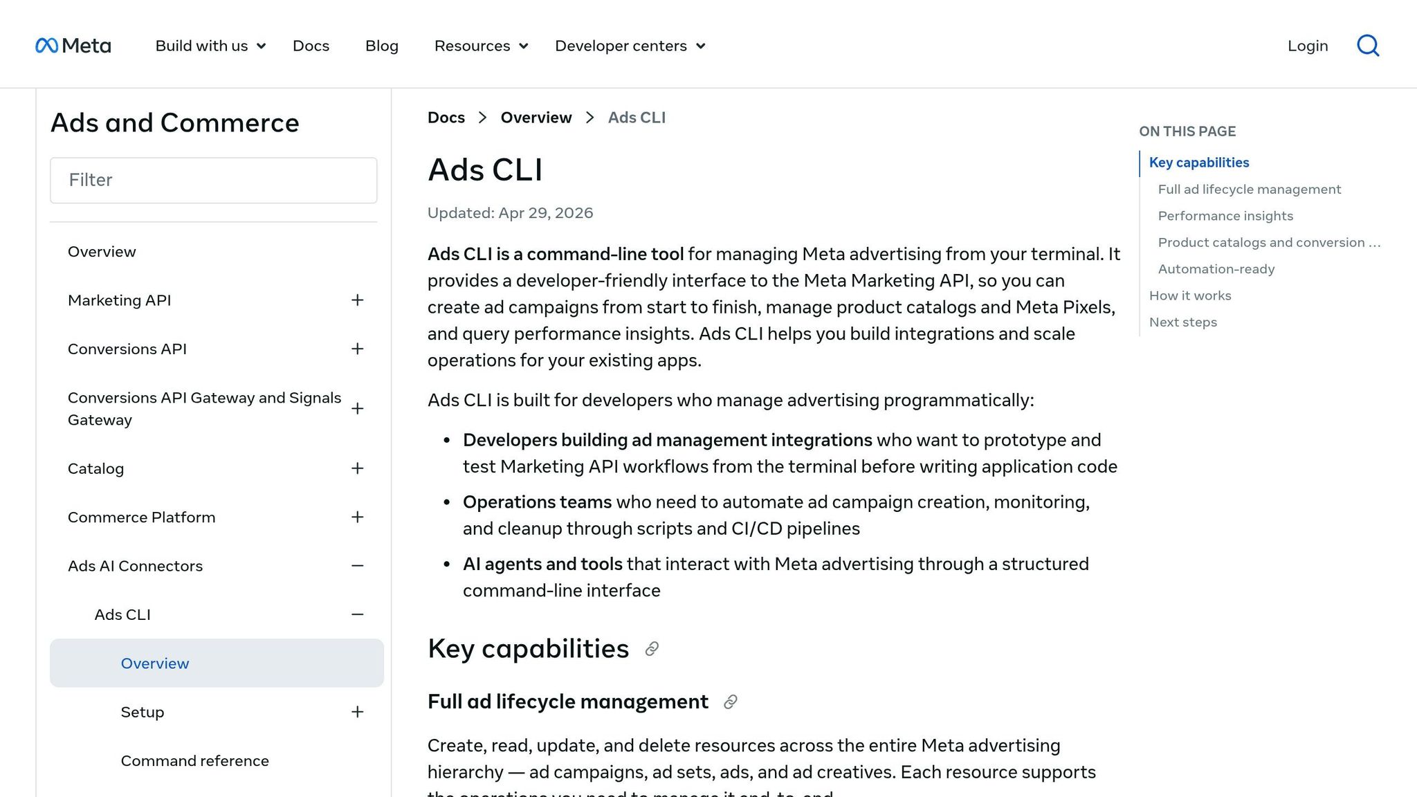 Meta Ads CLI