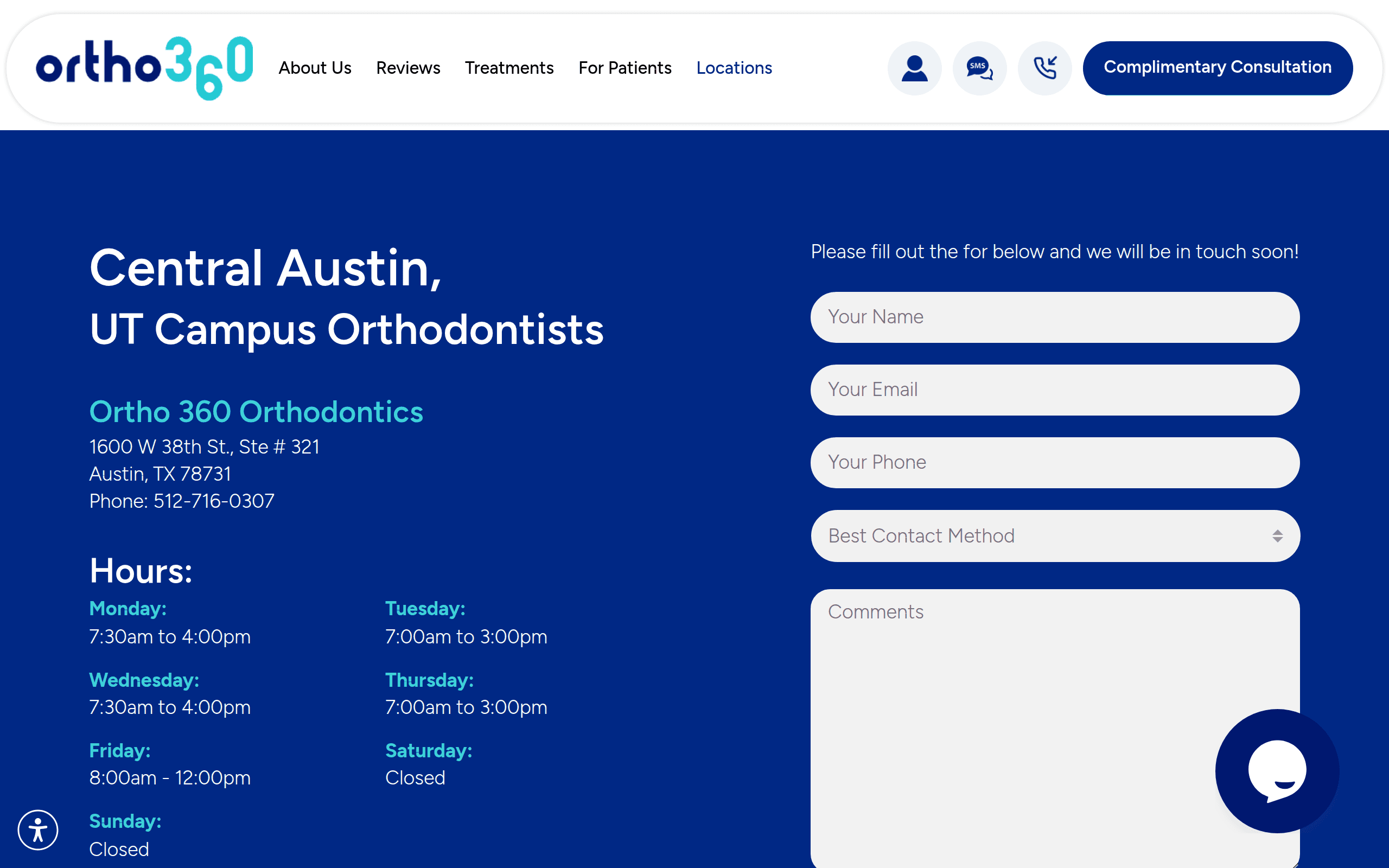 Ortho 360 on 38th Street Screenshot