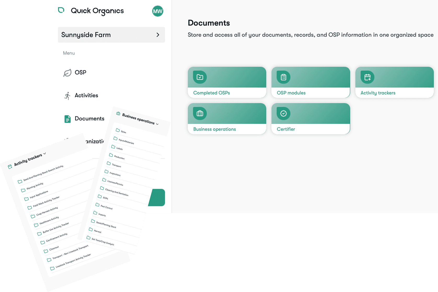 Quick Organics Document Management System