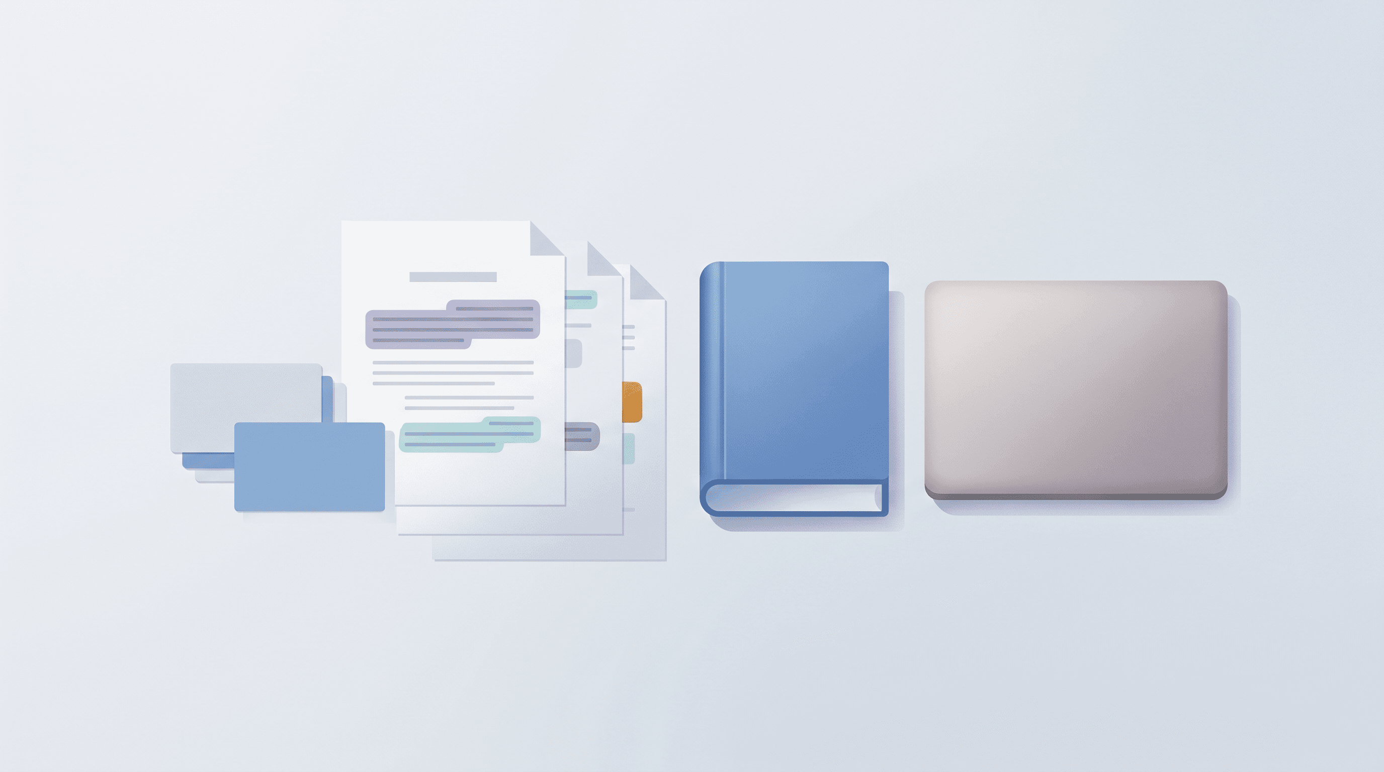 Contract pages with citation cards