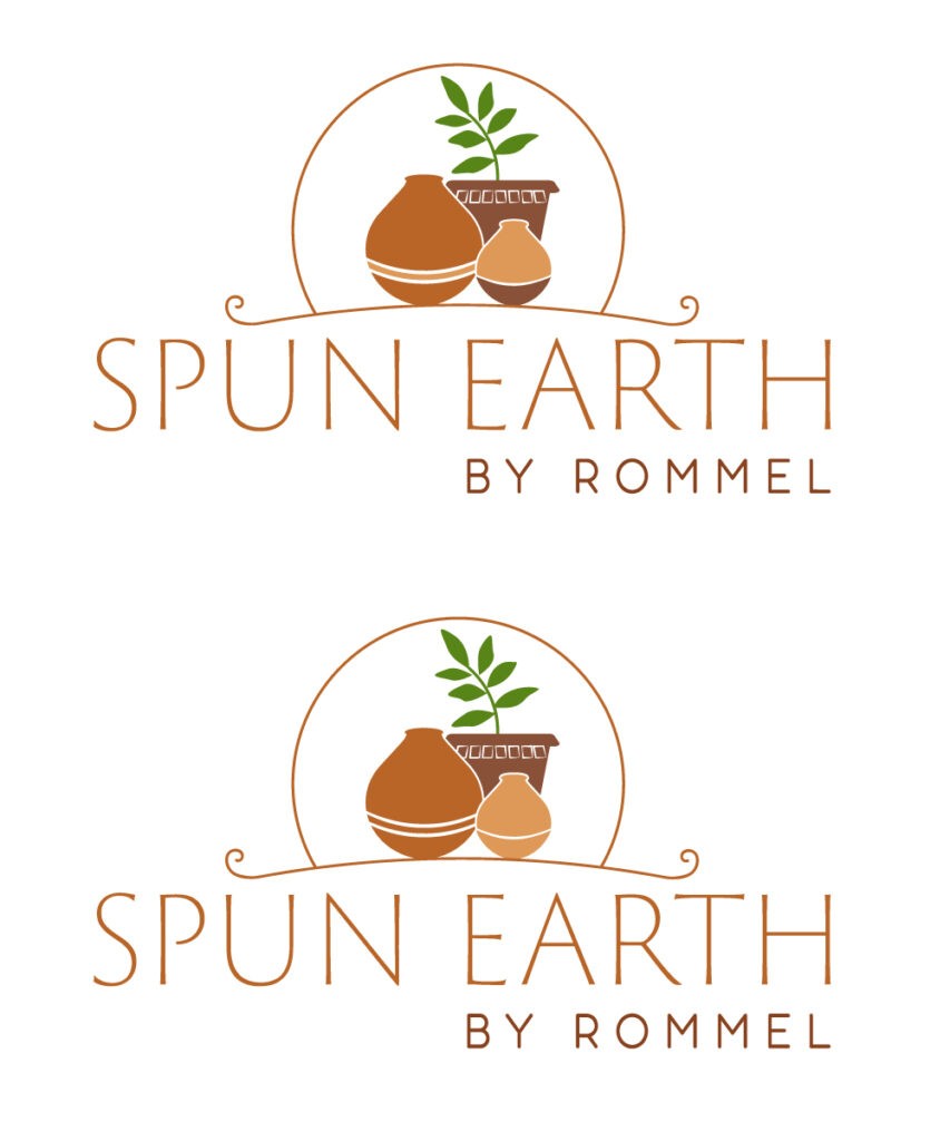 Spun earth logo