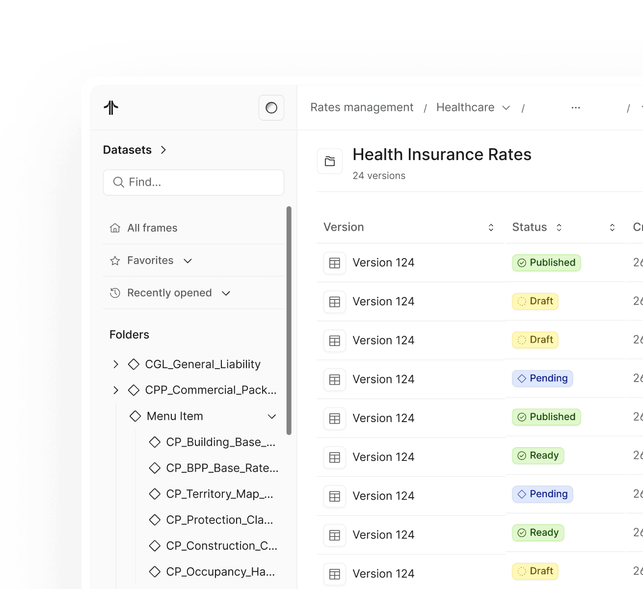 Data & Rates Management