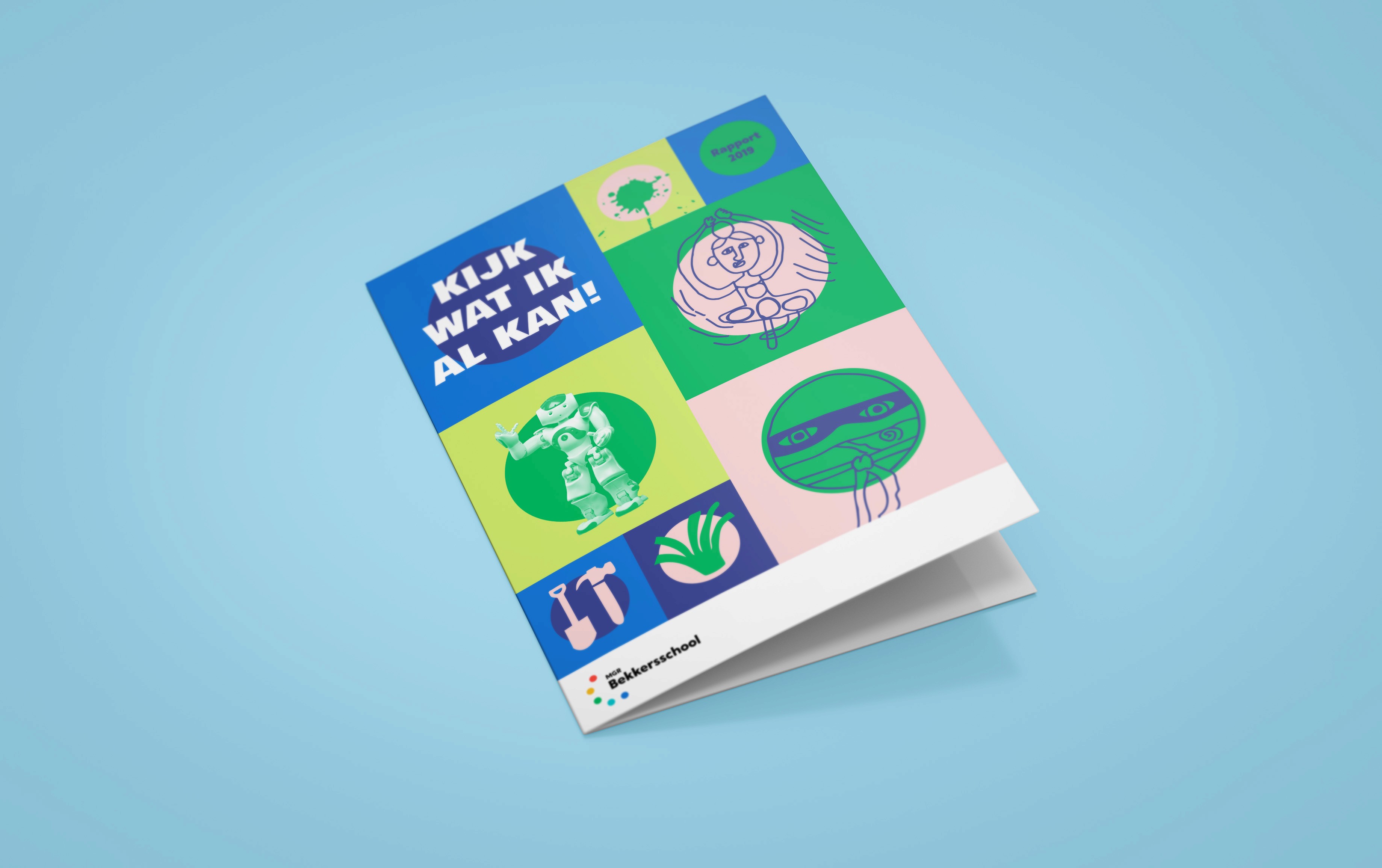 Grafisch ontwerp  MRG Bekkersschool flyer