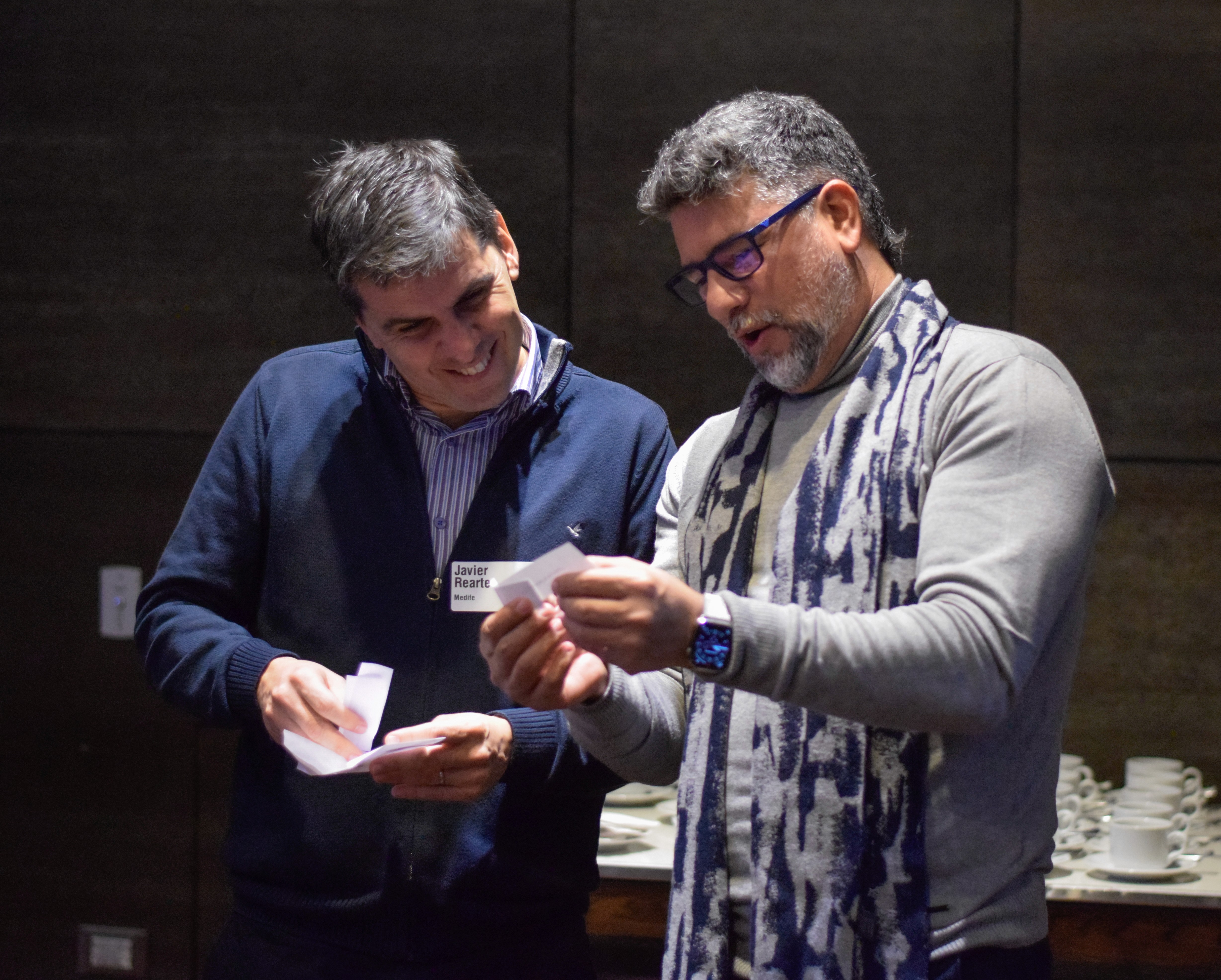 Male Professional talking using Microphone