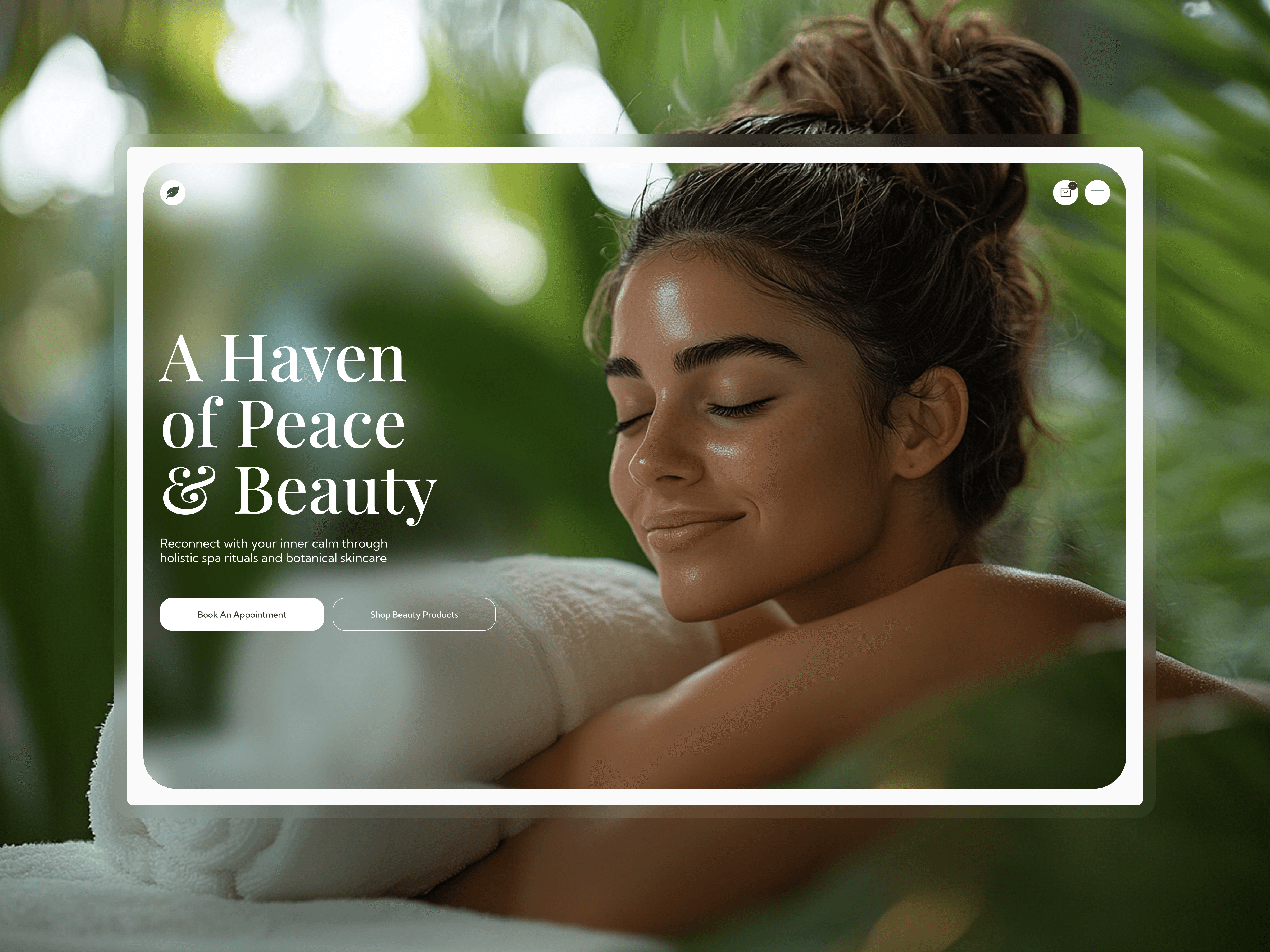 Quomi Screen on a desktop