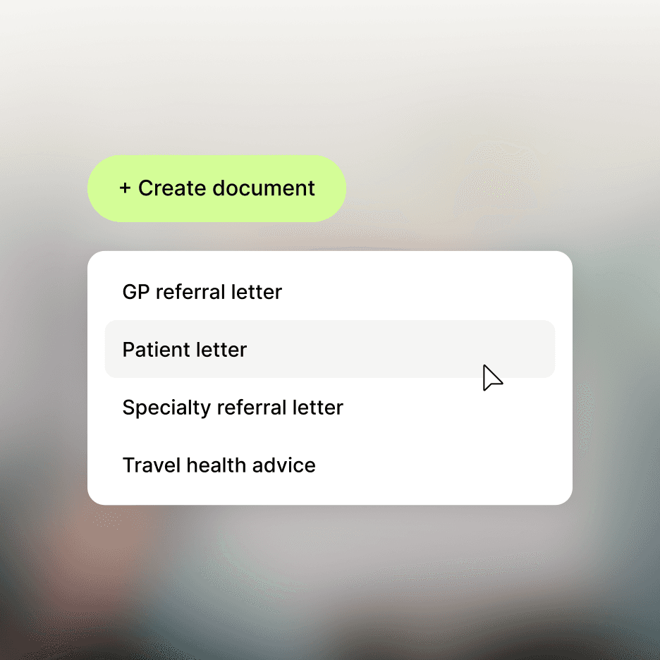 Tandem suggesting ICD-10 and SNOMED codes for tonsillitis next to the clinical note