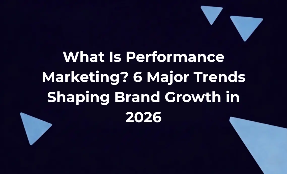 What is performance marketing explained through six major trends influencing brand growth, customer acquisition, and digital advertising in 2026