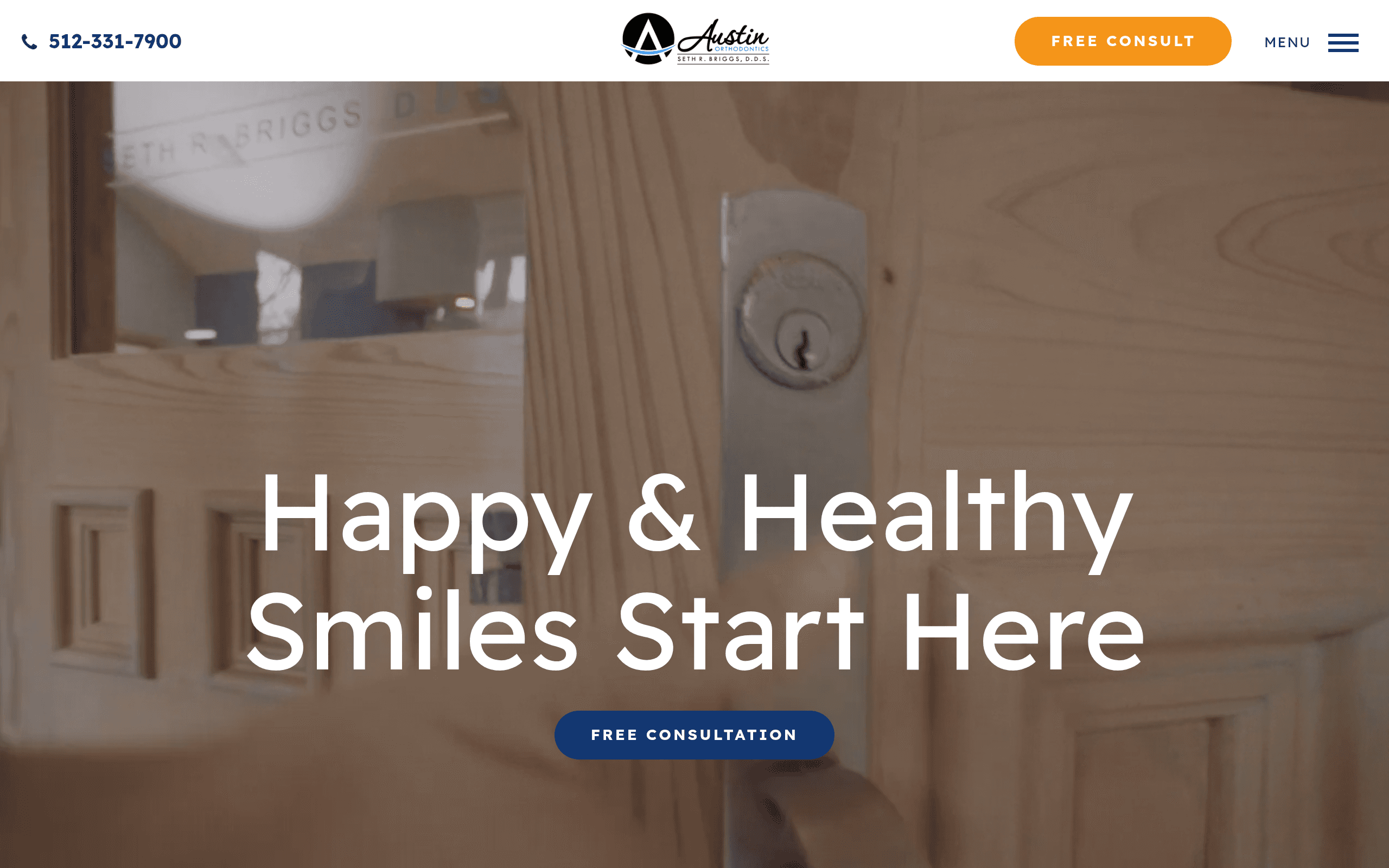 Austin Orthodontics Screenshot