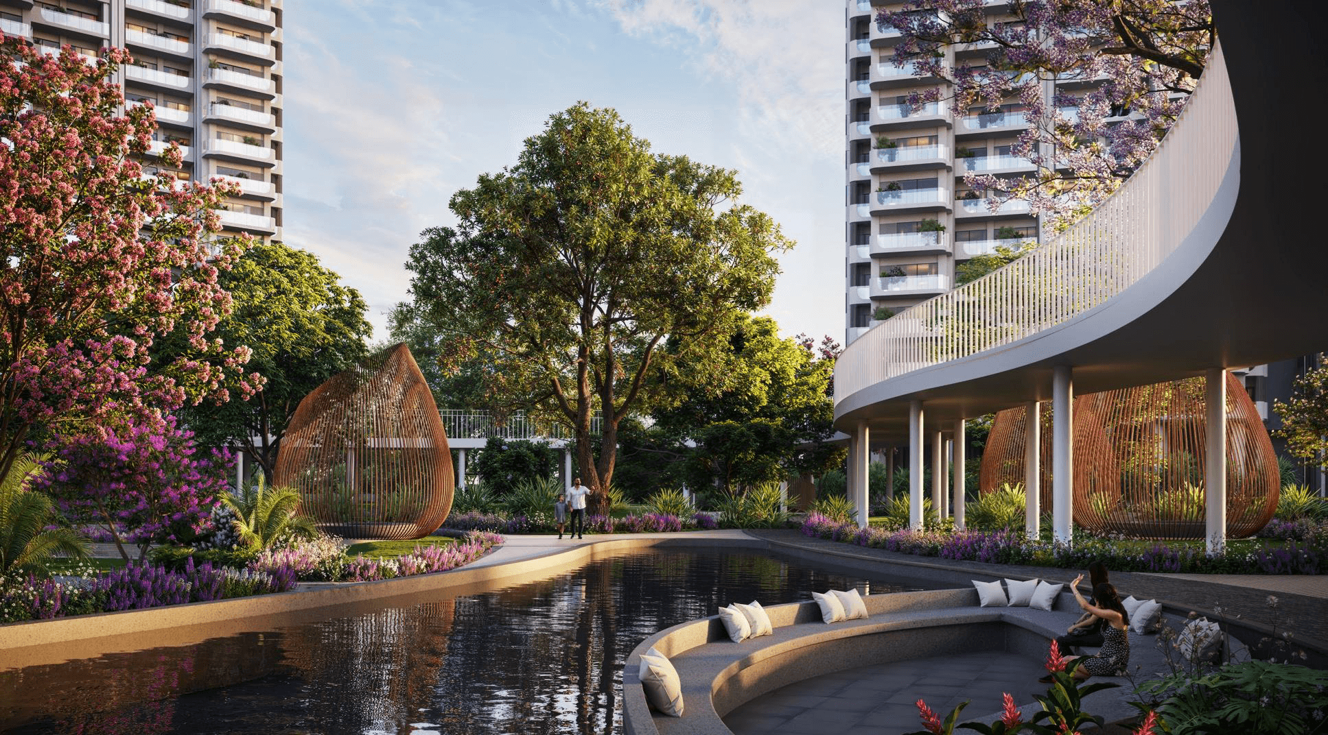 Luxury Resort Themed Apartments with Garden Views at M3M Forestia West